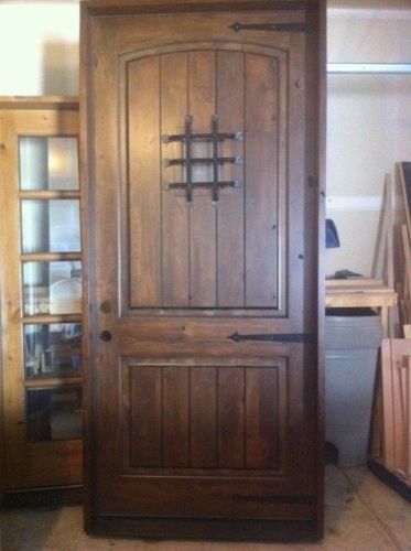 Krosswood door ka002v tuscany design 42 x 96 front entry door knotty alder door for sale