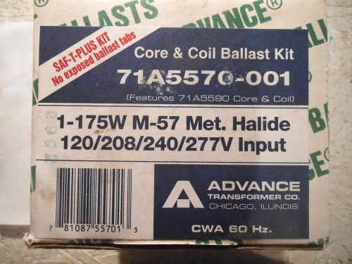 Advance 175 watt metal halide core-coil ballast kit 71a5570-001 - new for sale