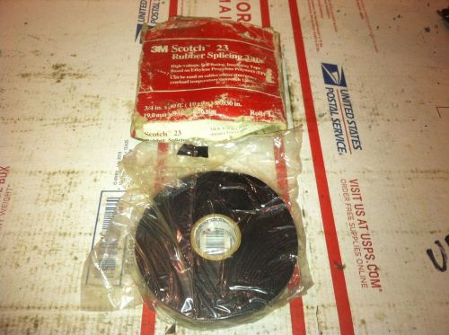 3m scotch 23 rubber splicing tape 3/4&#039;&#039; x 30&#039; nib 1 roll for sale