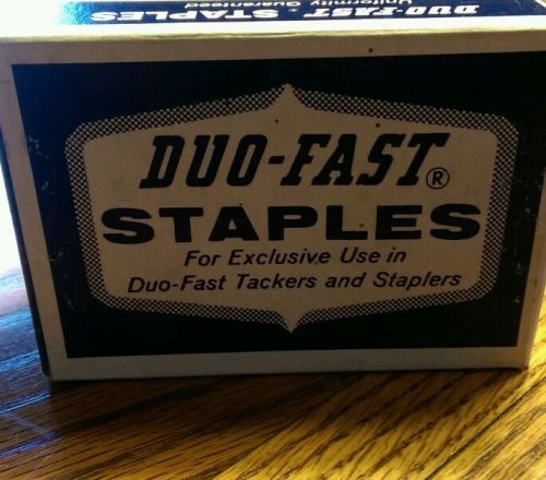 7/8&#034; duo fast staple 19ga 3/18&#034; crown 6428cr  10,000 staples for sale