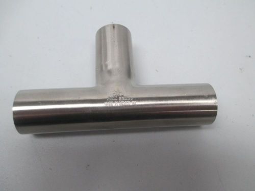 New tri clover b7www-1-316l  butt weld 1in stainless tee d261832 for sale