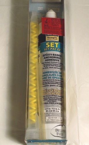 Simpson Strong-Tie SET-PAC-EZ, SET Epoxy-Tie Anchoring Adhesive 8.5oz w/2 Nozzle