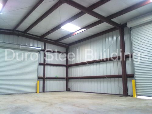 DuroBEAM Steel 30x30x16 Metal Building Kits Residential Garage Auto Lift Shop