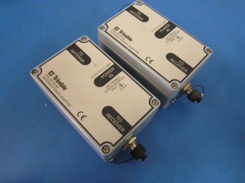 Lot of 2 trimble 43216-00 antenna power adapters for sale