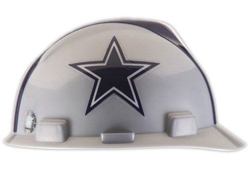 Msa 818392 officially licensed dallas cowboys nfl v-gard hard hat for sale
