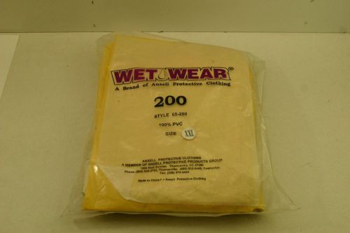 Ansell Wet Wear 65-200 XXL 100% PVC Rain Gear