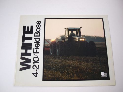 White 4-210 4WD Field Boss Tractor Color Brochure 16 pg. Original MINT &#039;78-79