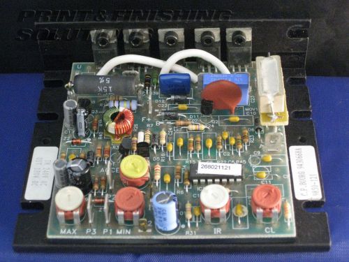 CP Bourg OEM Part Speed Control Board For 3300 P/N # 9430668
