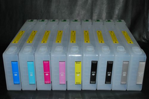 Refillable cartridges 700ml for epson stylus pro 11880 11880c 9 colors us seller for sale