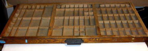 Letterpress Calif. Job Case - 1900 style