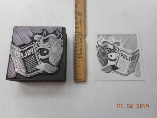 Letterpress Printing Printers Block, Policy ready by Cow