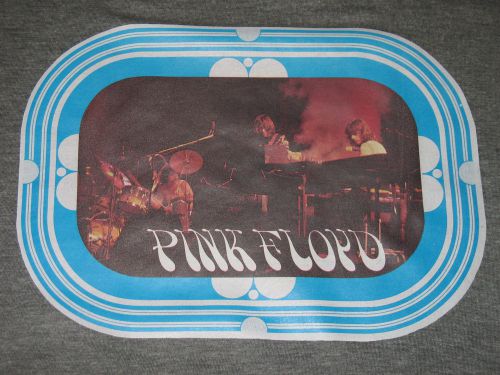 1970&#039;s Vintage PINK FLOYD In Concert Iron On Dark Side Of The Moon Psychedelic