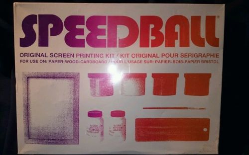 2006 NOS Speedball Original 10&#034;x14&#034; Screen Printing Kit SEALED Box