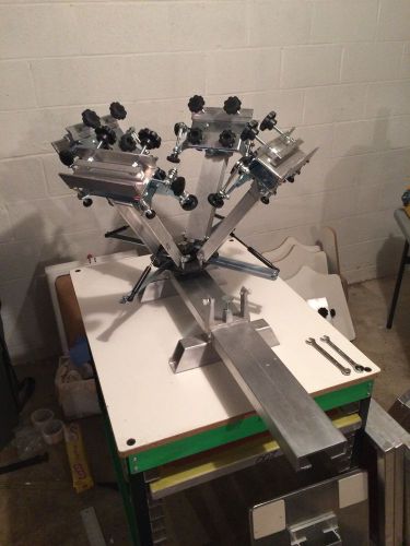 Screen Printing - Silver Press 4 Color 1 Station - w/ Miro Registration Heads