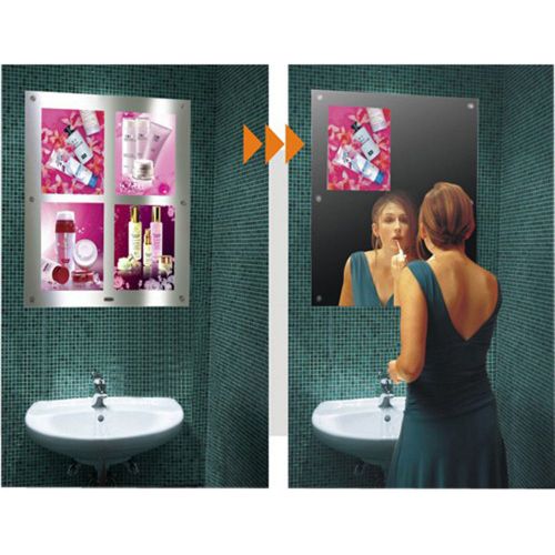 A2 Size Acrylic Magic Mirror Light Box of  Multi-pictures