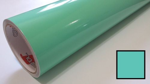 Mint green vinyl wrap graphics decal sticker sheet roll overlay cut &amp; craft 24&#034; for sale