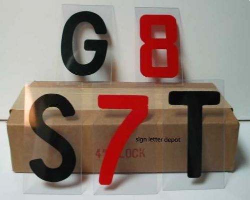 New 4 inch flex letter set 4 changeable signs new 272ct for sale