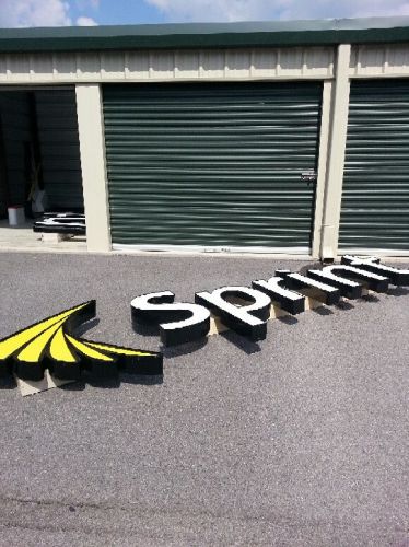 Sprint storefront channel letters