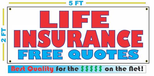 LIFE INSURANCE BANNER Sign Free Quotes High Quality NEW + Auto Home Life