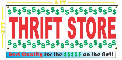 THRIFT STORE Full Color Banner Sign 4 Thrift Store Resale Store Shop