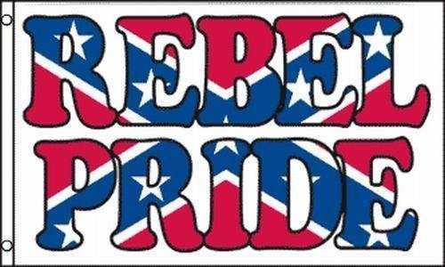Rebel Pride (Letters) Flag 3x5ft Poly - R-9
