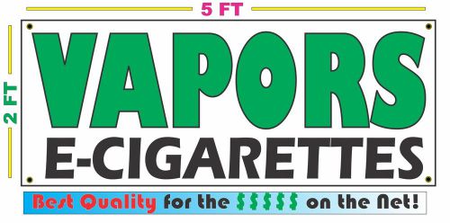 VAPOR E-CIGARETTES GREEN &amp; BLACK Banner Sign Smoke C STORE Electronic E-CIG