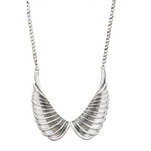 Angel Wings Studded Necklace Home Locomotion