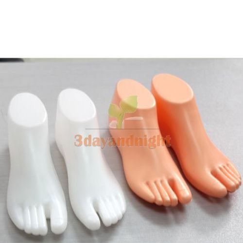 1 Pair Thong Style Female Foot Shoes Mannequin For Foot Sandal Shoe Display NIGH