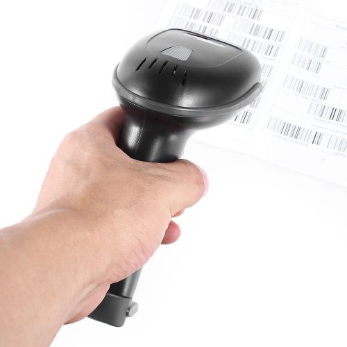 New Free shipping Black Wireless Bluetooth Barcode Scanner High quality