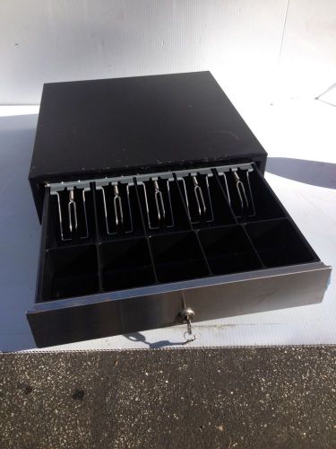 Vintage auxillary metal cash register drawer, lock &amp; key , removable tray for sale