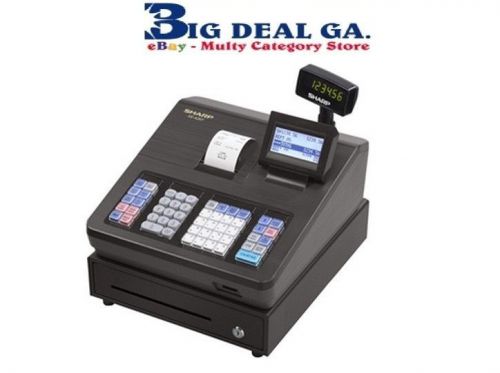 Sharp xe-a207 cash register w/ 99 pre- programmed departments &amp; sd card slot nib for sale