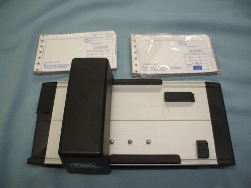 Manual Credit Card Imprinter SYSTEMS COMPANY includes small blank slips