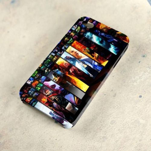 Dota 2 All Gamming Character Face A90 iPhone 4/5/6 Samsung Galaxy Case