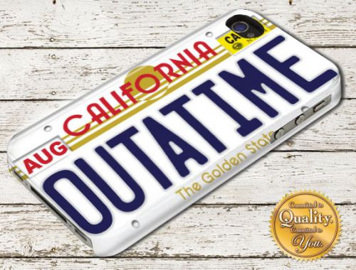 Out At Time Caliornia Plate Album iPhone 4/5/6 Samsung Galaxy A106 Case