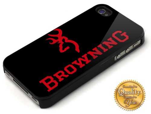 Browning Red Logo For iPhone 4/4s/5/5s/5c/6 Hard Case Cover