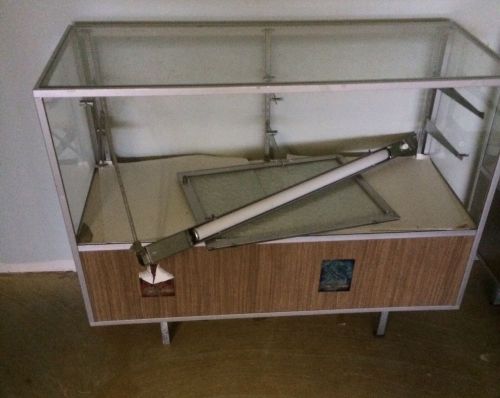 used glass display case