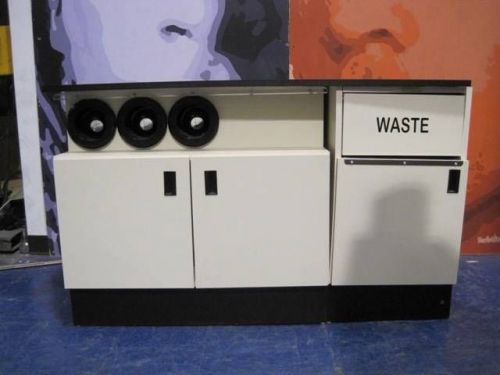 Pan Oston Beverage Cup Dispenser Cabinet Counter Waste Cabinet Restaurant NEW