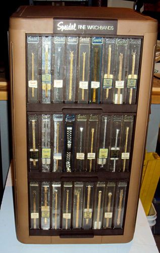 VINTAGE SPEIDEL WATCH BAND STORE DISPLAY CASE - WATCH BANDS NOT INCLUDED