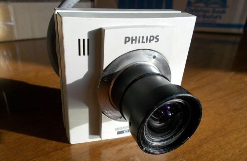 Observation Camera PHILIPS VC86775T CCTV CAMERA W/4MM LENS F1.2 16-27VDC 1.5W