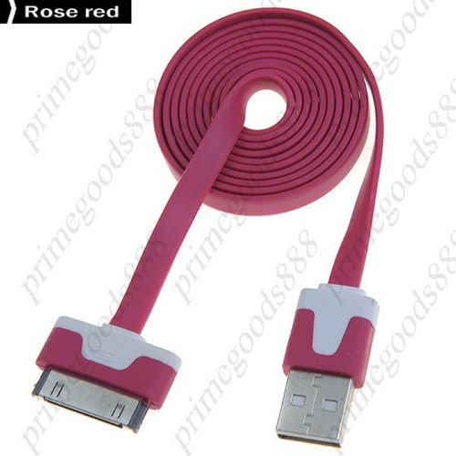 1m usb connector to dock charger data cable charging 3 free shipping rose red for sale