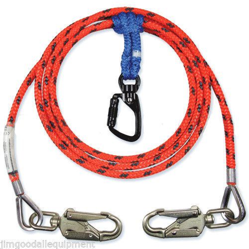 Tree climber flipline kit, 2 in 1 lanyards,steel core,2 snaps,1/2&#034; x 12&#039;,(147k) for sale