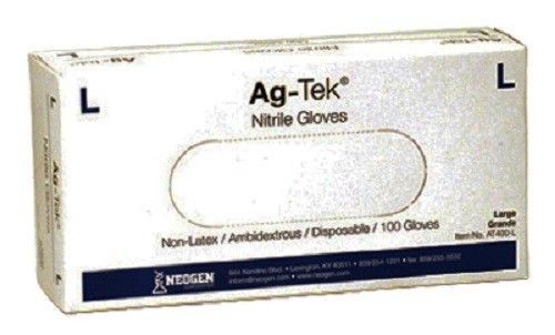 Neogen 100 Count, 4 Mil, Extra Large, Powdered Nitrile Glove.