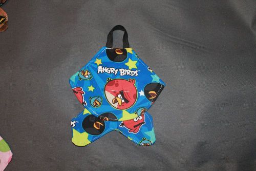 ANGRY BIRDS CHICKEN SADDLE, HEN APRON, ROOSTER BUMPER, BANTAM, SILKIE