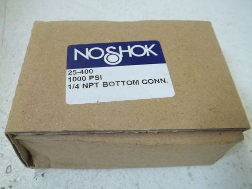 NOSHOK 25-400 GAUGE 0-1000PSI *NEW IN A BOX*