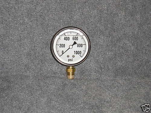 0-1000 liquid filled pressure gauge air ,water ,hyd. for sale