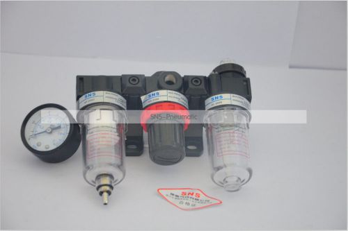 1PCS SNS AC2000 1/4BSPT Filter Regulator Lubricator air water separator for air