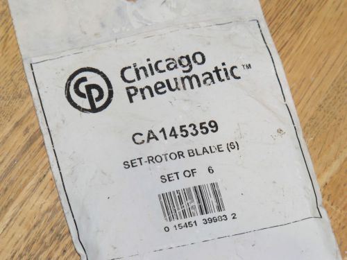 Chicago Pneumatic CA145359 Rotor Blade Vane Set Of 6