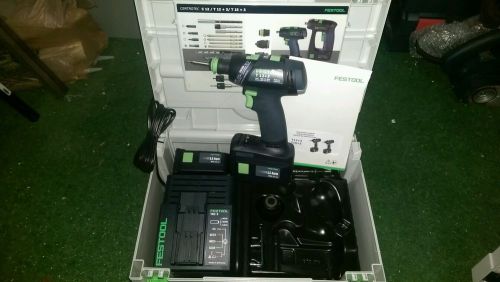 New festool  t 12 + 3 li 3.0 cordless drill  l-ion plus with long sleeve shirt for sale