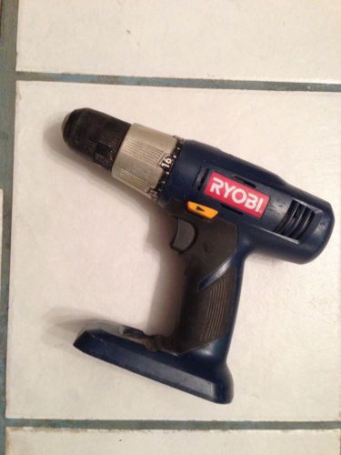 Ryobi 3/8&#034; VSR Drill Model P205 BARE TOOL ONLY - NO BATTERY OR CHARGER