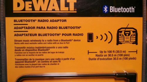 DeWALT bluetooth radio adaptor DCR002